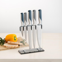 Tacoma de 5 cuchillos Oasis Quid diseño transparente acrílic...