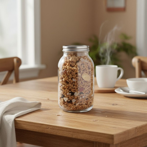 Tarro Renova Quid con cierre de rosca vidrio