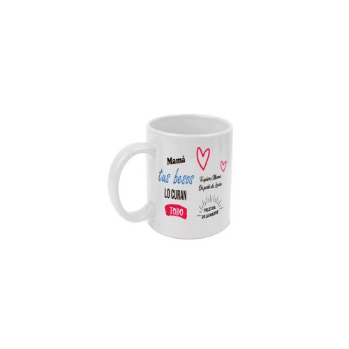 Taza personalizable para el d&iacute;a de la madre. Pon el texto que desees.