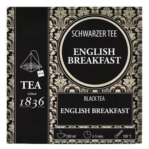 T&eacute; desayuno Ingl&eacute;s, Caja de 50 P&iacute;ramides en Bolsas