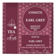 Té negro Earl Grey con Bergamota, Caja de 50 Píramides en Bo...