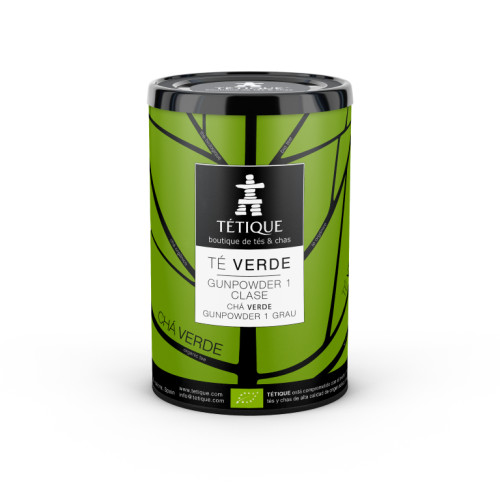 T&eacute; Verde Gunpowder biol&oacute;gico, 45 bolsitas individuales
