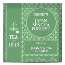 Té verde japonés Sencha Fukujyu, Caja de 50 Píramides en Bol...