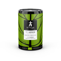 Té Verde Menta Sencha Bio al granel, 220 gr