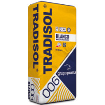 Tradisol Blanco C1 25 kg. para Porcelanicos