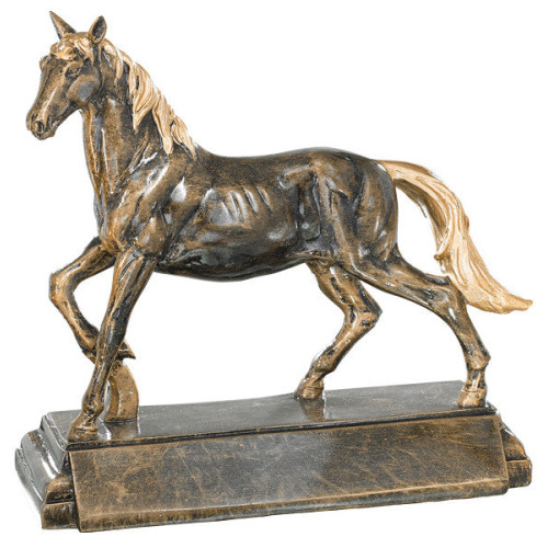 TROFEO CABALLO DE RESINA