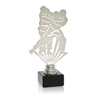 TROFEO DE HIERRO METALIZADO DE JUDO
