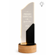 TROFEO DE METACRILATO CON LUZ