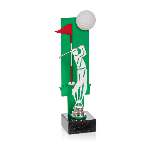 TROFEO GOLF DE METAL 3D