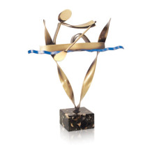 TROFEO REMO DE METAL