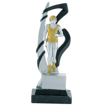 TROFEO RESINA ATLETISMO MASCULINO A COLOR
