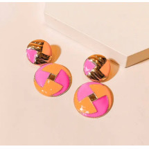 Tutti Frutti Fushia Cocktail Earrings