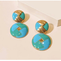 Tutti Frutti Turquoise Cocktail Earrings