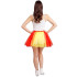 Tutu hincha rojo y amarillo Espa&ntilde;a 39 cm