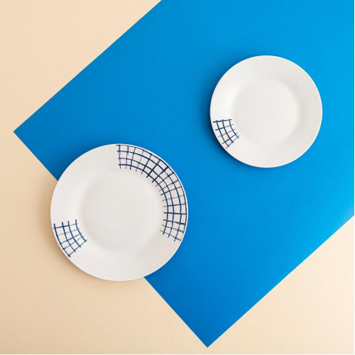Vajilla Kansas Quid 18 piezas 6 servicios porcelana