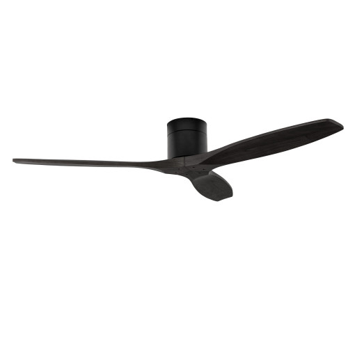 Ventilador de techo LedsC4 Stem Evo tube negro palas negras motor DC &Oslash;132cm VE-0098-NNE
