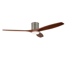 Ventilador de techo LedsC4 Stem Evo tube níquel satinado pal...