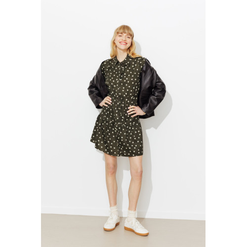 Vestido camisero corto