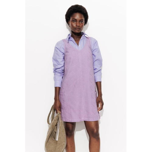 Vestido corto bordado