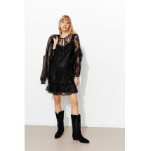 Vestido corto de encaje