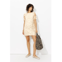 Vestido corto guipur