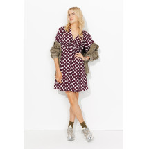 Vestido corto lunares