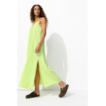 Vestido largo flúor lyocell