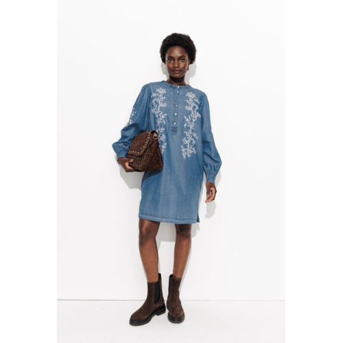 Vestido-t&uacute;nica bordado