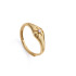 Viceroy anillo 13094a013-30 plata dorada flor mujer
