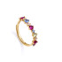 Viceroy anillo 13098a013-39 plata dorada multicolor mujer
