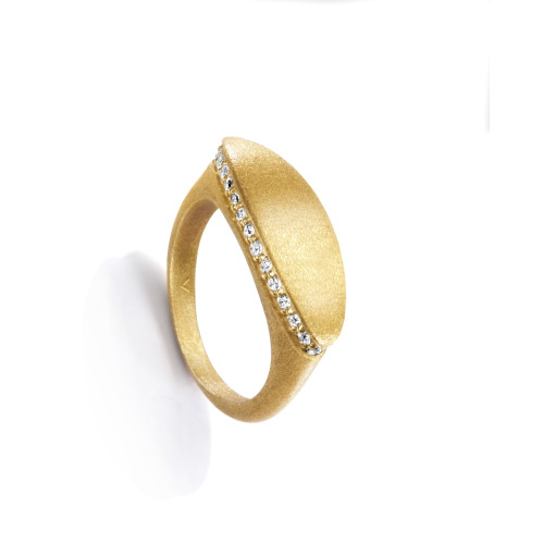 Viceroy anillo 4053a012-36 plata dorada mujer