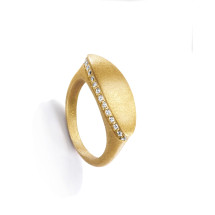 Viceroy anillo 4053a012-36 plata dorada mujer