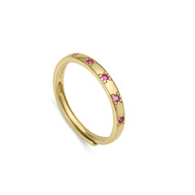 Viceroy anillo 9119A015-39 plata dorada circonitas rosas muj...