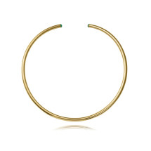 Viceroy collar acero dorado rigido 75421C01012 mujer