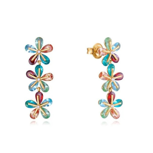 Viceroy pendientes 13083e100-39 mujer flores multicolor