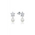 Viceroy pendientes 71046e000-68 plata estrella perla mujer