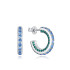 Viceroy pendientes 9127E000-39 plata circonitas azul verde mujer