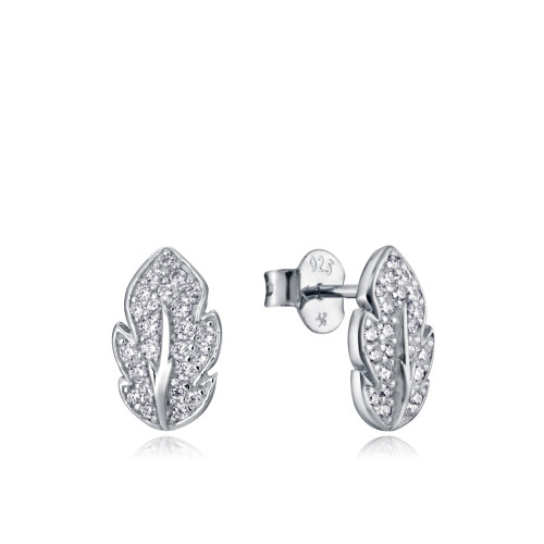 Viceroy pendientes hojas 85024e000-30 plata mujer