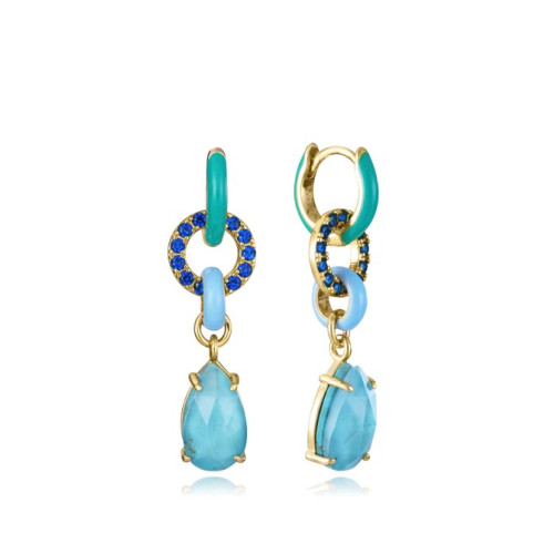 Viceroy pendientes largos 13194E100-99 piedras colores mujer