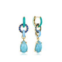 Viceroy pendientes largos 13194E100-99 piedras colores mujer