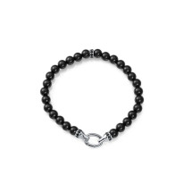 Viceroy pulsera 13256P000-45 plata piedras naturales negras