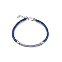 Viceroy pulsera 13258P000-93 plata y piel azul