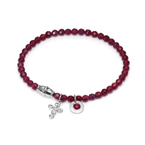 Viceroy pulsera 5063p01017 piedras ágata rojo mujer