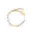 Viceroy pulsera 75372P01019 acero dorado y perlas mujer