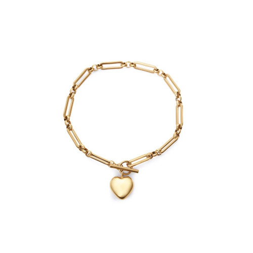 Viceroy pulsera 75396P01012 acero dorado y corazon