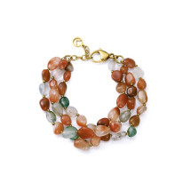 Viceroy pulsera 75410P01011 dorado piedras naturales mujer