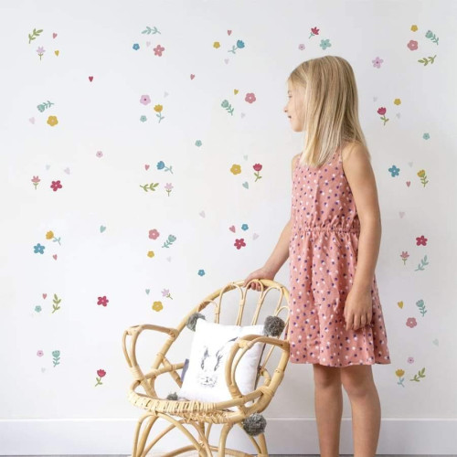 Vinilo mini flores