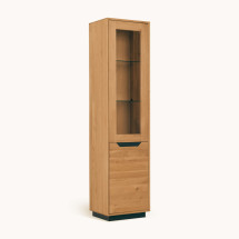 Vitrina de madera maciza roble Bremen 1 | NordicStory