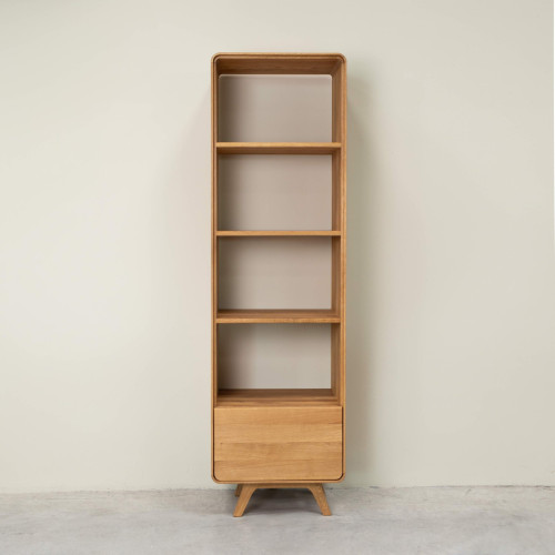 Vitrina de madera maciza roble Geneva 1 | NordicStory