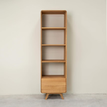 Vitrina de madera maciza roble Geneva 1 | NordicStory
